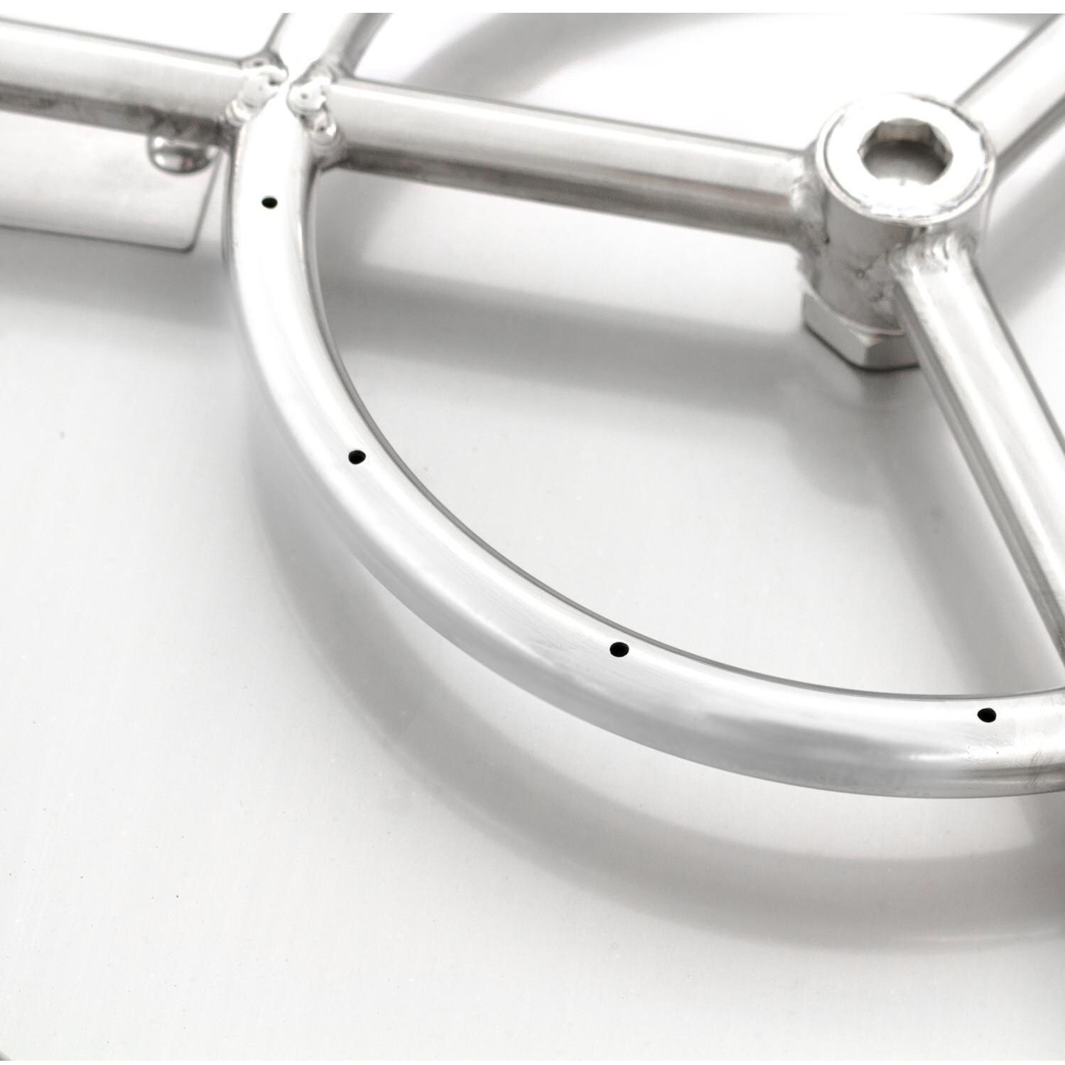  BBQGuys Signature Series 36-Inch Square Drop-In Pan With Ring Burner - Burner Detail thumbnail