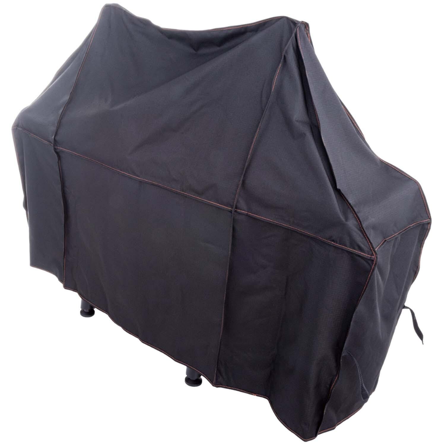 Oklahoma Joe's 6445267P04 Firecraft Series Barrel Cover - Left Angle - White Background thumbnail