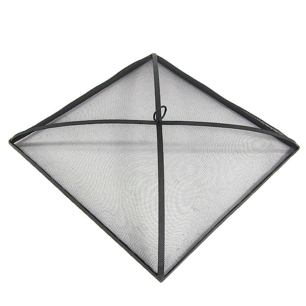 Ultimate Patio 24-Inch Square Mesh Fire Pit Spark Screen