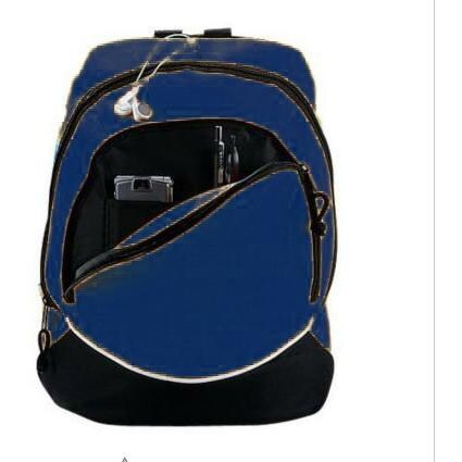 Augusta Tri-Color Small Backpack - Navy/Black