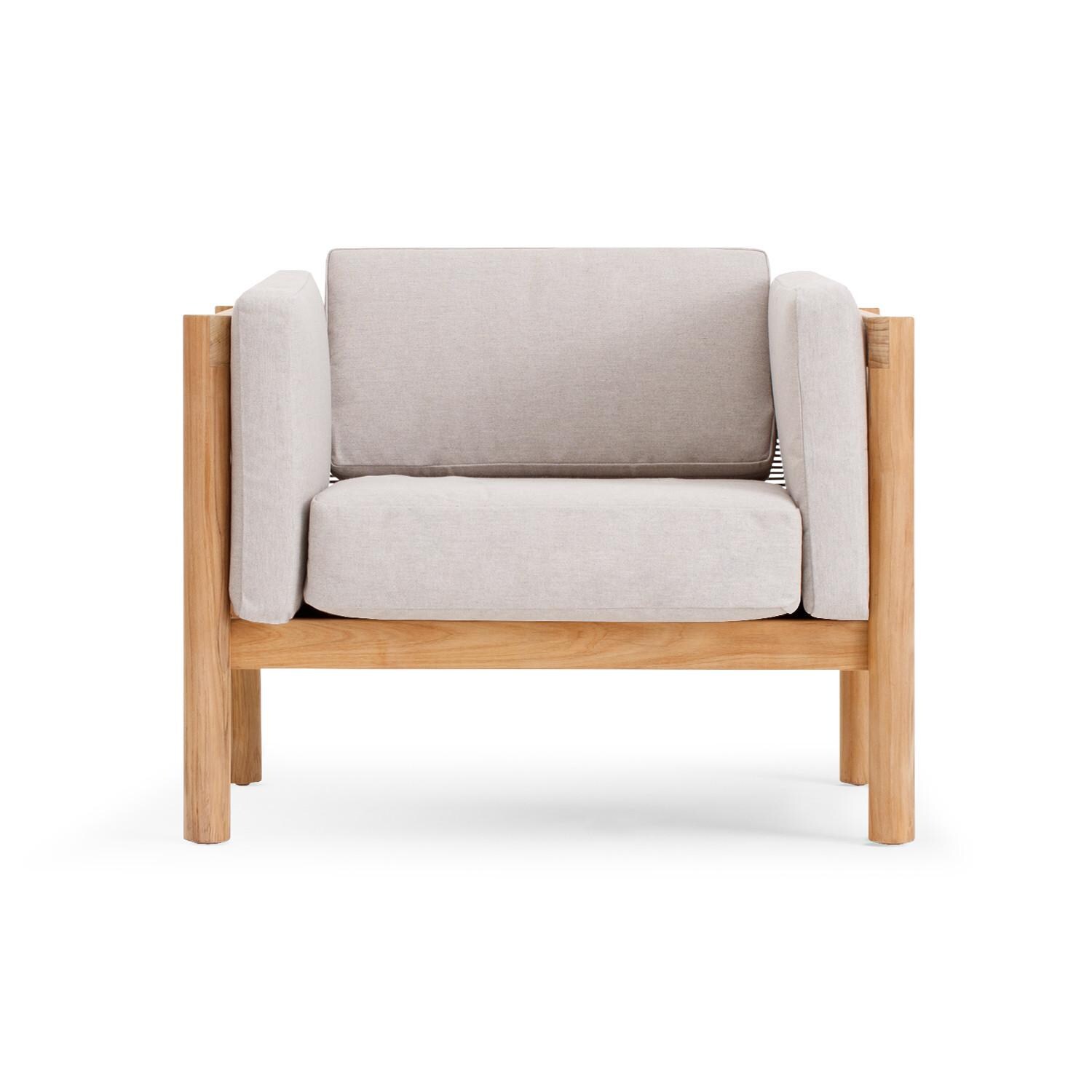 Neighbor CHAIR1 - AS Chair W/ Sunbrella Cushion Arms - Front View thumbnail