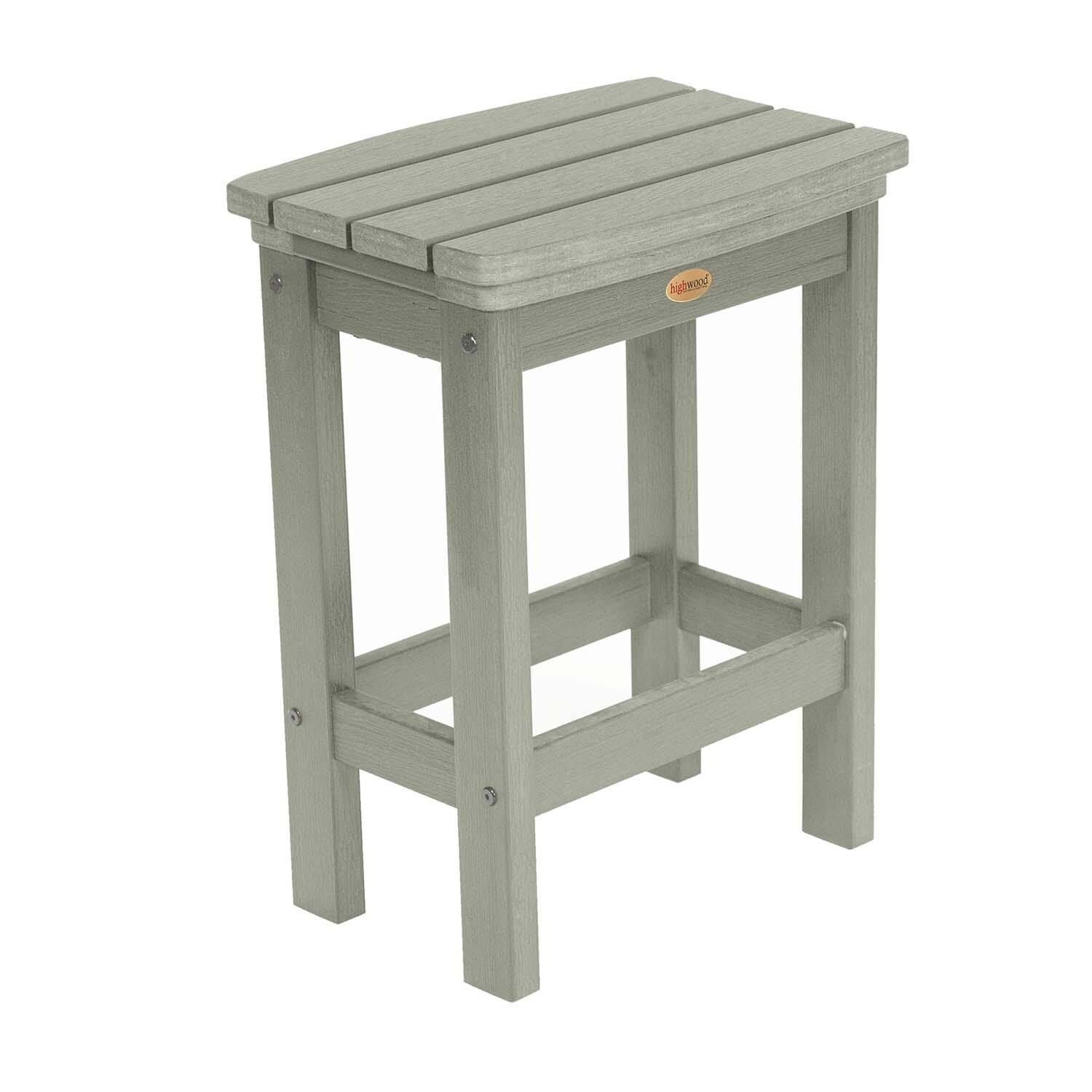 Hart Lane 6 Pc Recycled Plastic Counter Height Dining Stool in Harbor Gray By Lakeview - White Background thumbnail