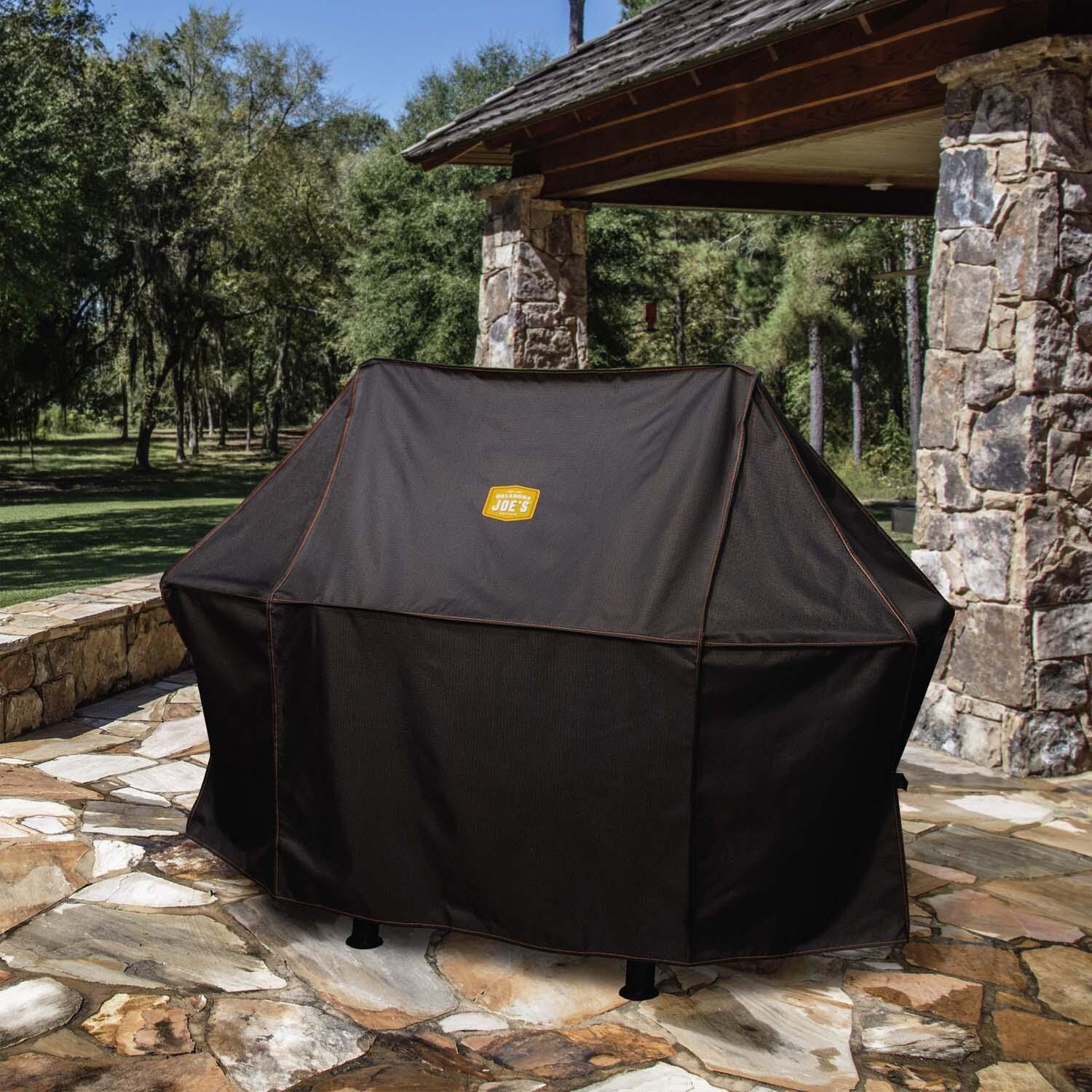 Oklahoma Joe's 6445267P04 Firecraft Series Barrel Cover - Lifestyle thumbnail