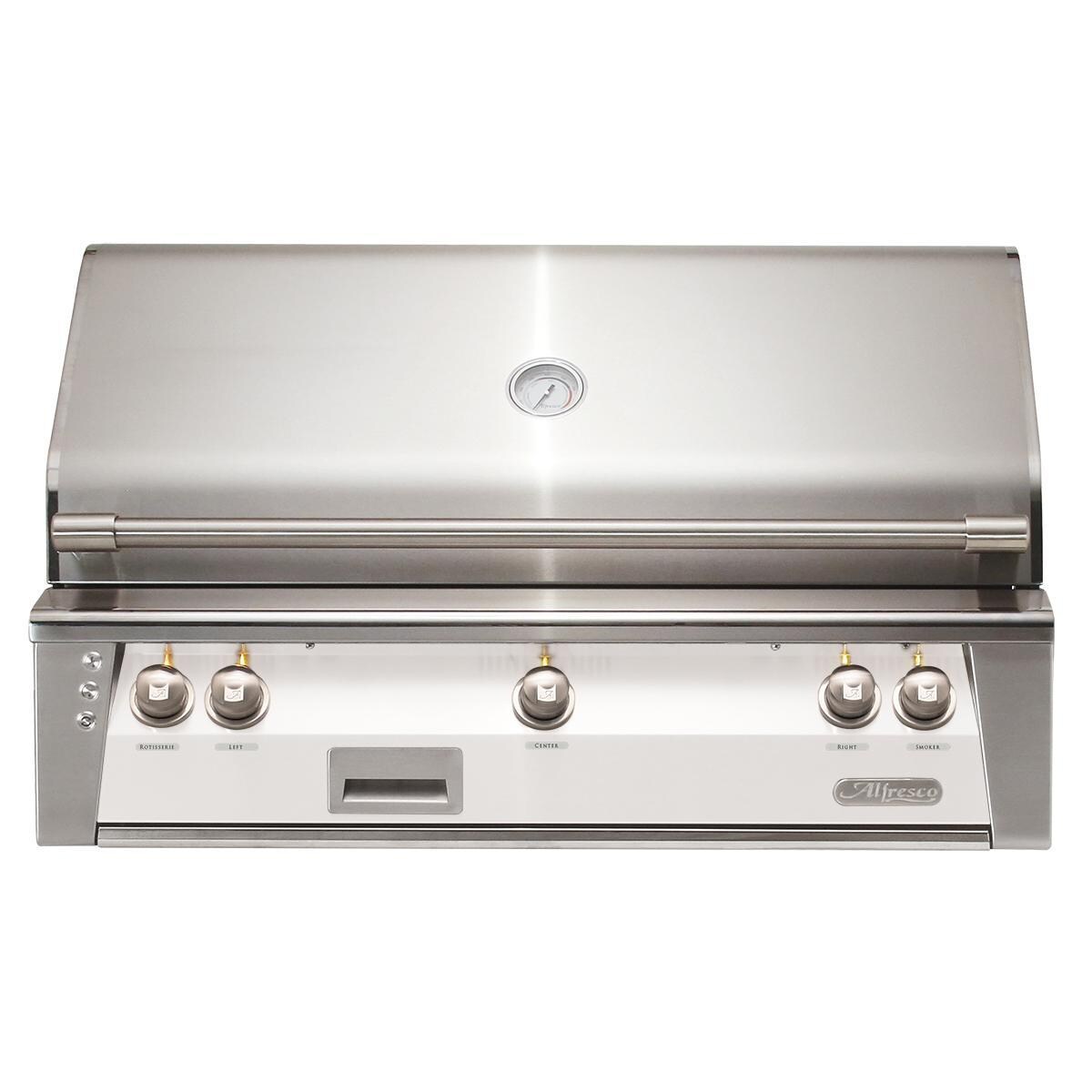 Alfresco Grills ALXE-42SZ-NG-S9003 Alfresco ALXE 42-Inch Built-In Natural Gas Grill With Sear Zone And Rotisserie in Signal White Gloss thumbnail