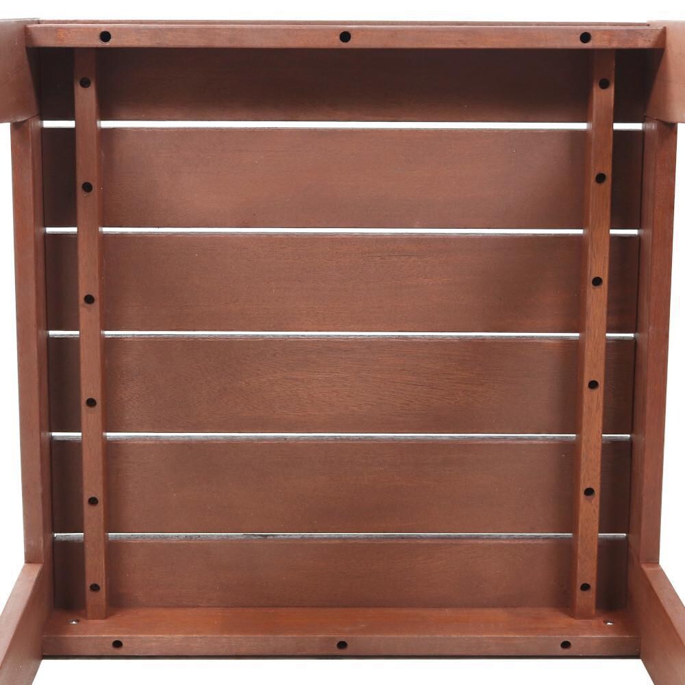 Ultimate Patio 23 3/4-Inch Meranti Wood Outdoor Table - Underside thumbnail