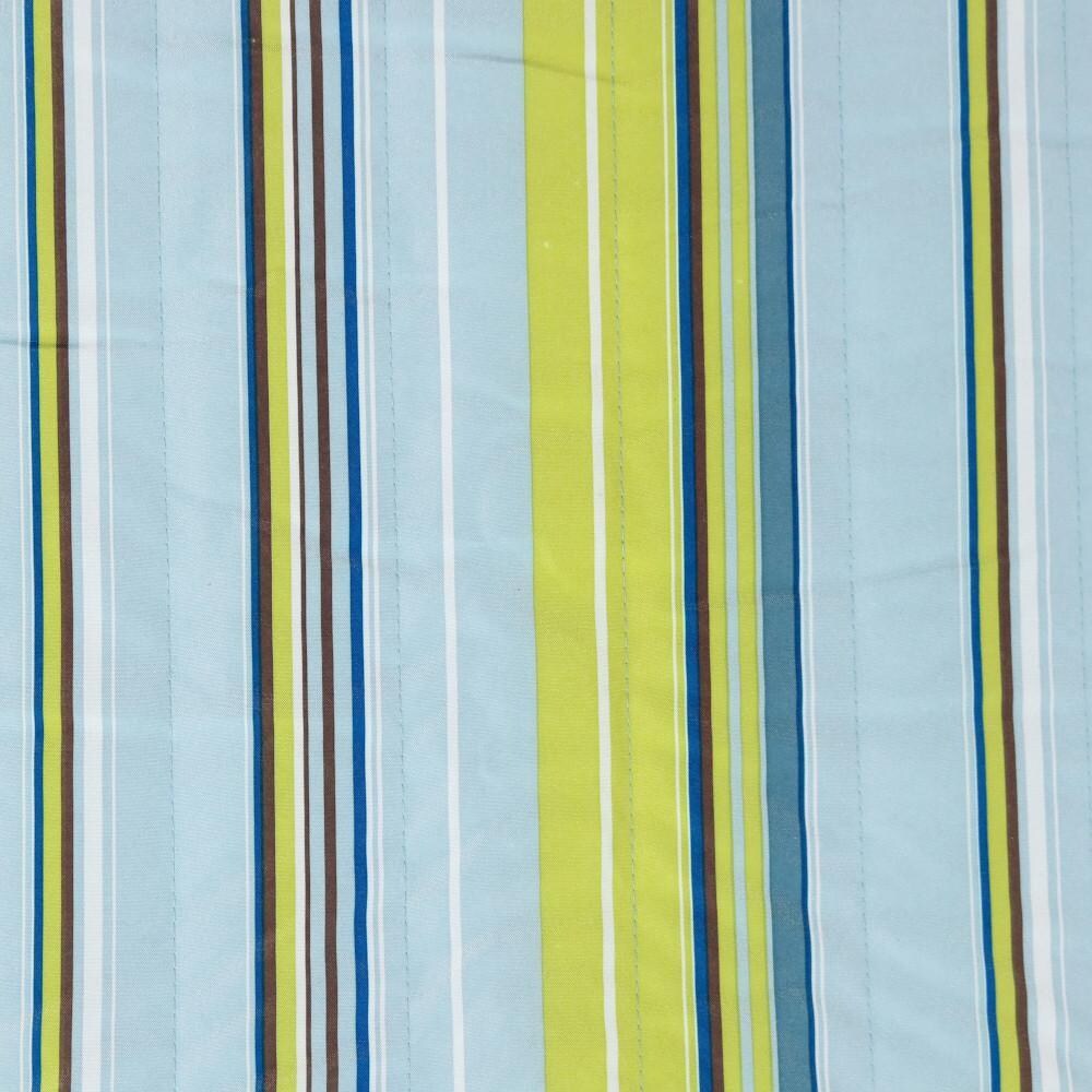 Ultimate Patio Quilted Hammock w/ Spreader Bars - Blue & Green - Swatch thumbnail