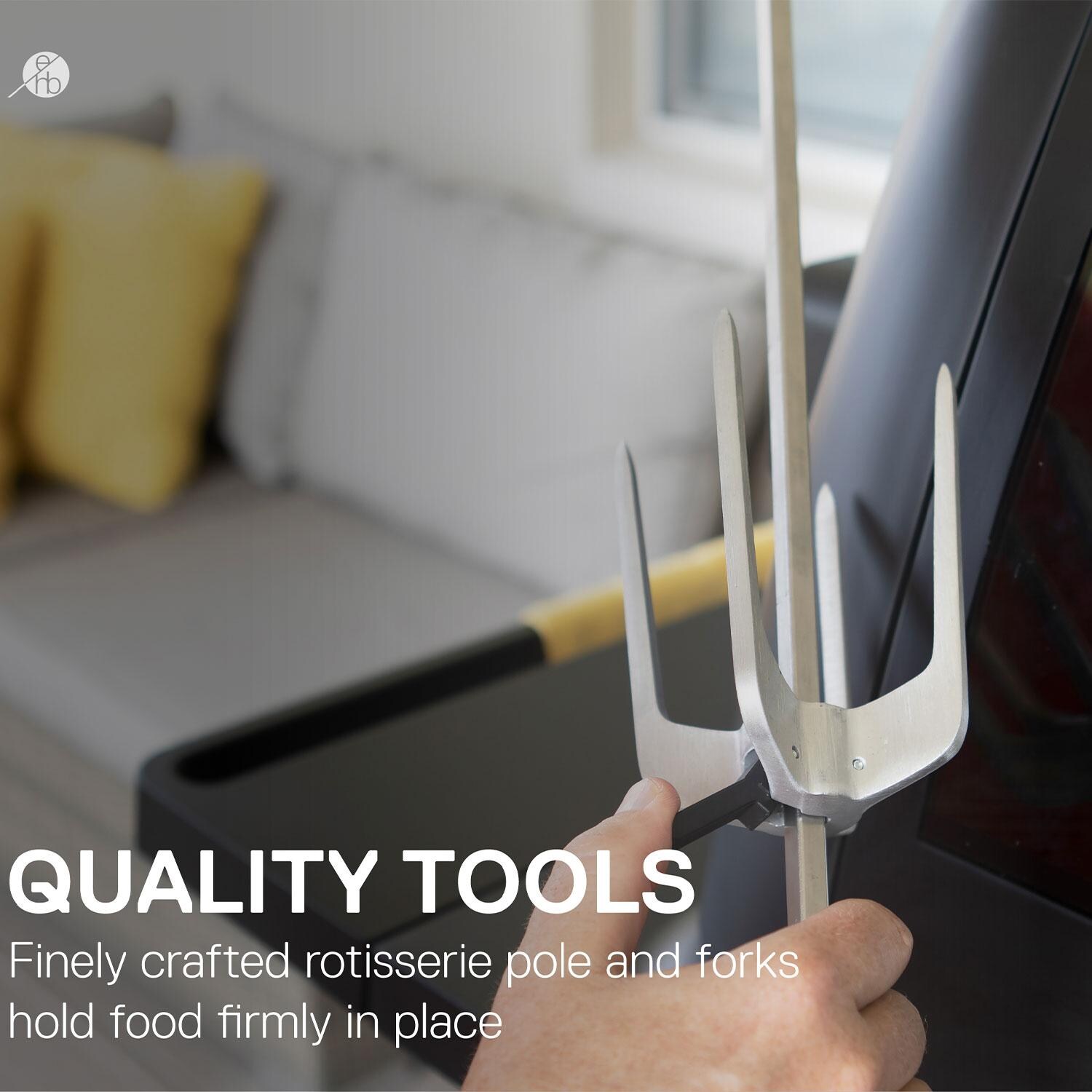 Everdure HBG3ROTISUS Rotisserie Kit Furnace 2B Grill - Fork thumbnail