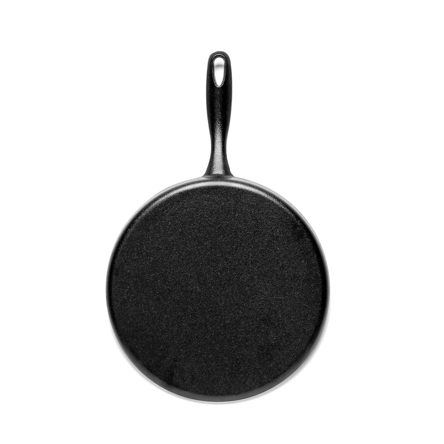 Barebones Living CKW-314 12-Inch Cast Iron Flat Pan - Bottom View thumbnail