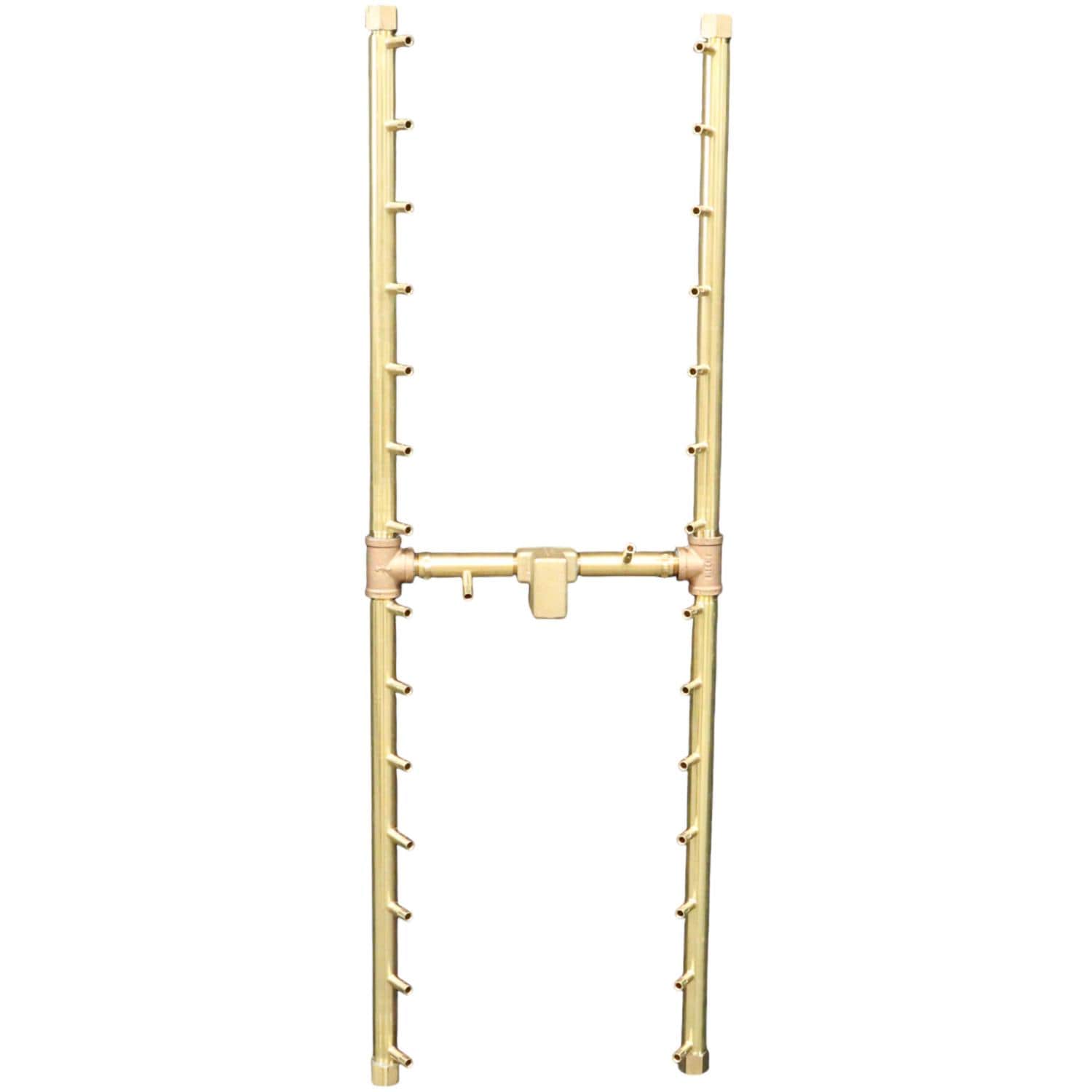 Warming Trends UH300 42 X 14 Inch H-Style Brass Burner - Burner - White Background thumbnail
