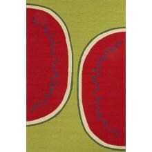 Jaipur Rugs Grant Watermelon 5 X 7.6 Indoor/Outdoor Rug - Red/Green image
