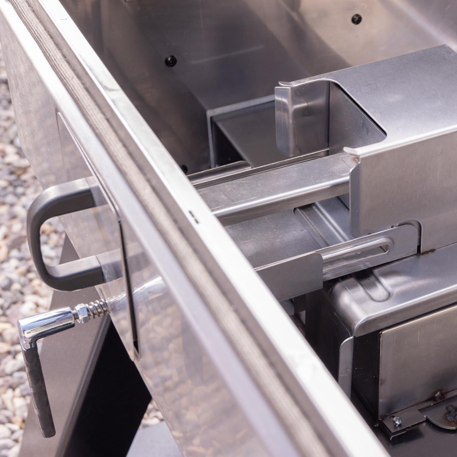 Camp Chef PG36WWSB Woodwind Pro WiFi 36-Inch Pellet Grill - Smoker Box Top View thumbnail