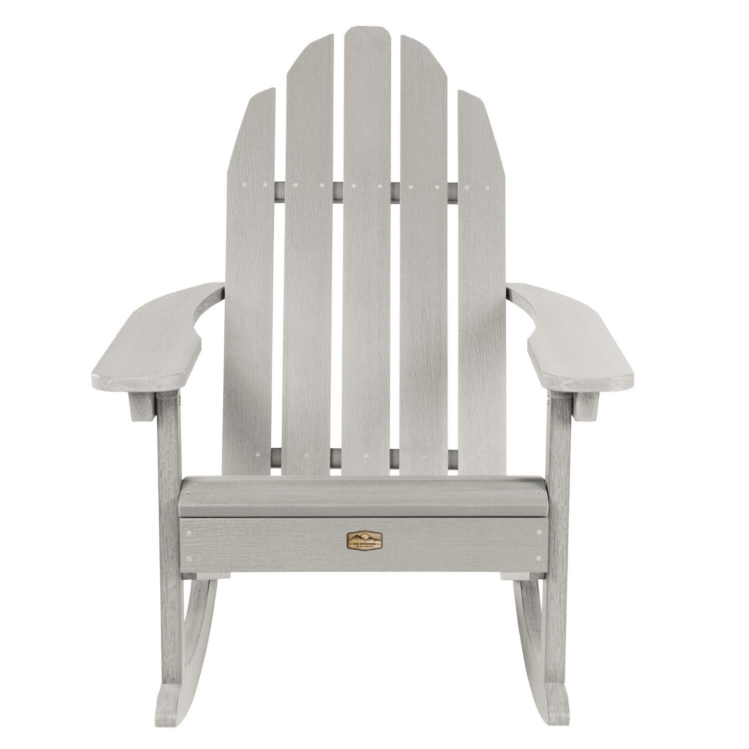 Lakeview The Charmville Adirondack Rocking Chair - Harbor Gray - Front thumbnail