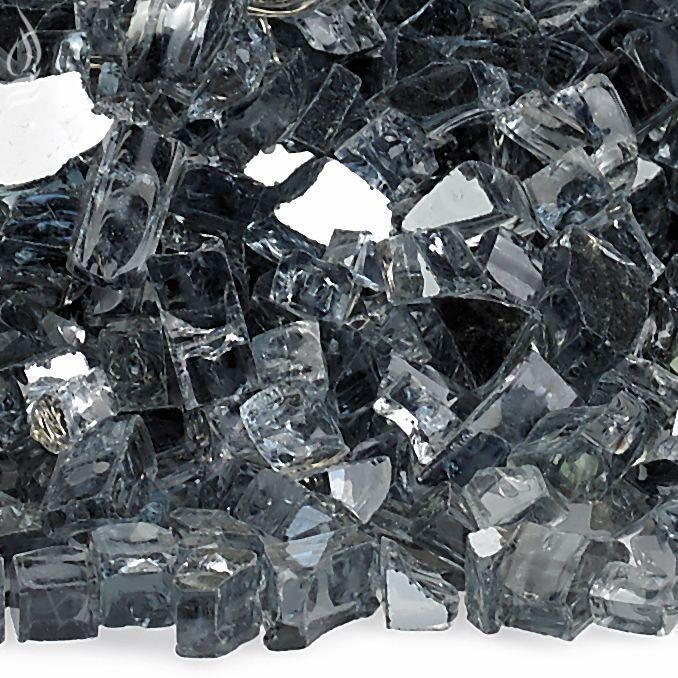 BBQGuys Signature 1/4-in Gray Reflective Fire Glass - 10 Pounds