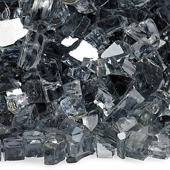 BBQGuys Signature 1/4-in Gray Reflective Fire Glass - 10 Pounds