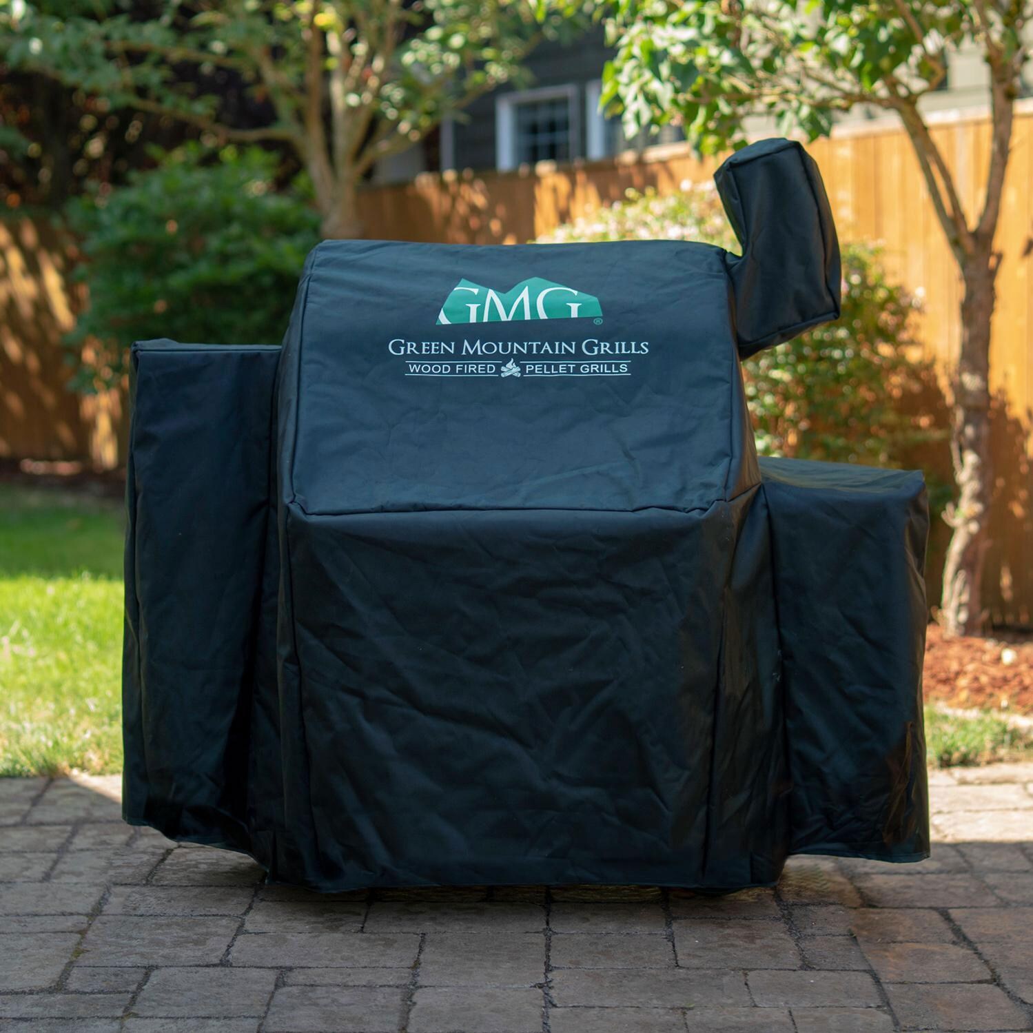 Green Mountain Grills GMG-3003 Cover for Ledge & Daniel Boone Grills - In Use - Patio - Lifestyle