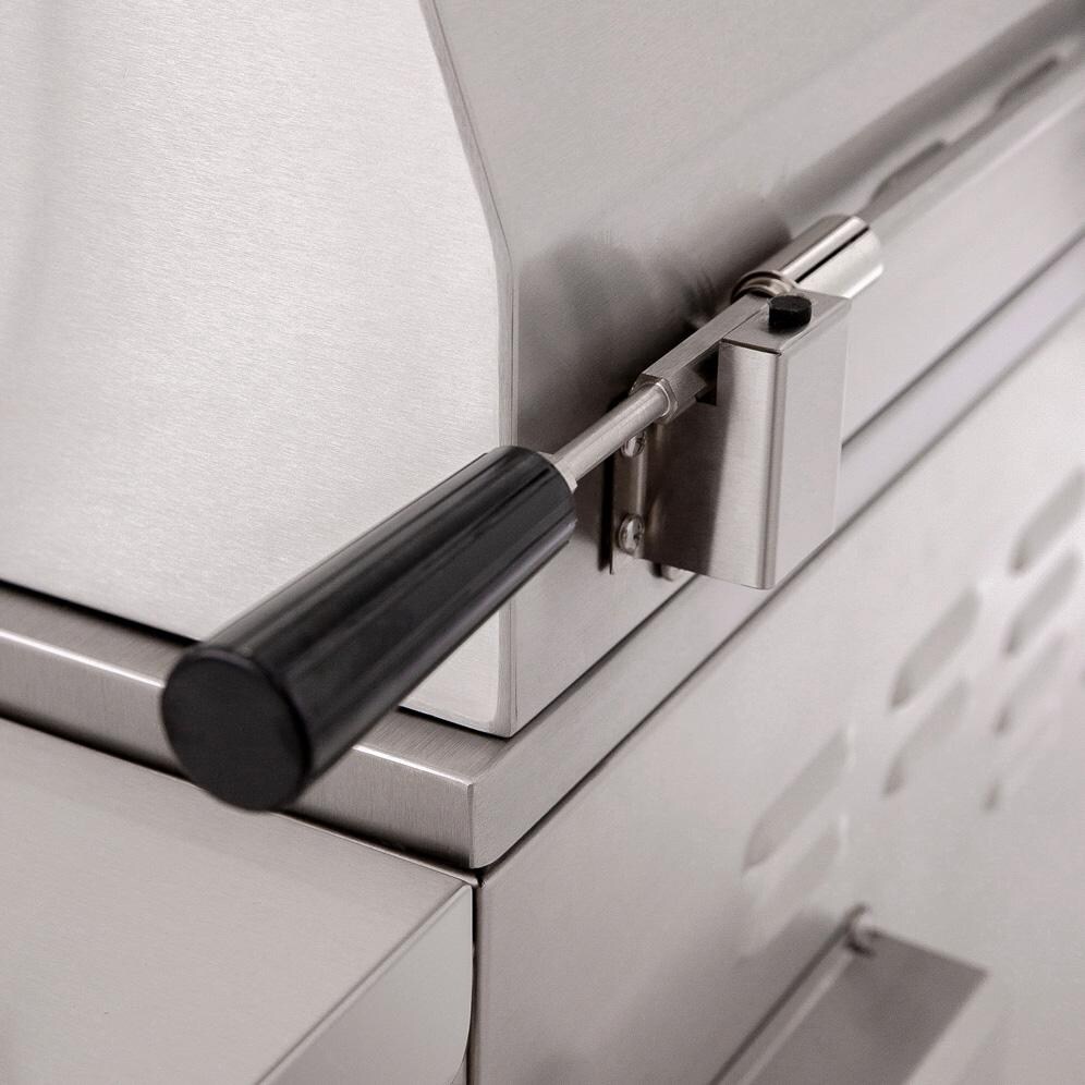 American Made Grills Estate 36-Inch Freestanding Grill ESTFS36-NG - Natural Gas - Spit Rod Storage - Lifestyle thumbnail