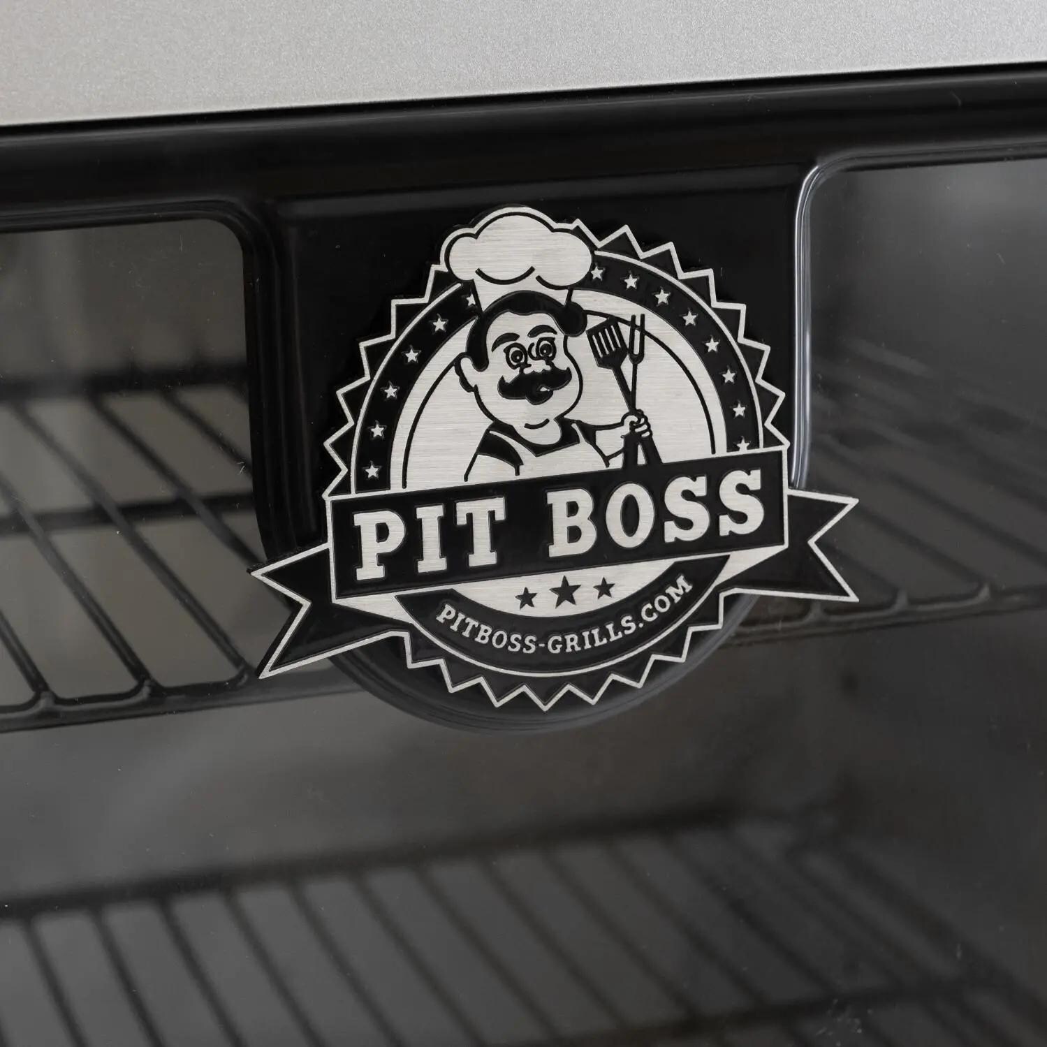 Pit Boss - 77221 - Silver Star 2 Series 2.2 Cu. Ft. Vertical Digital Electric Smoker w/ Window - Logo Plate thumbnail