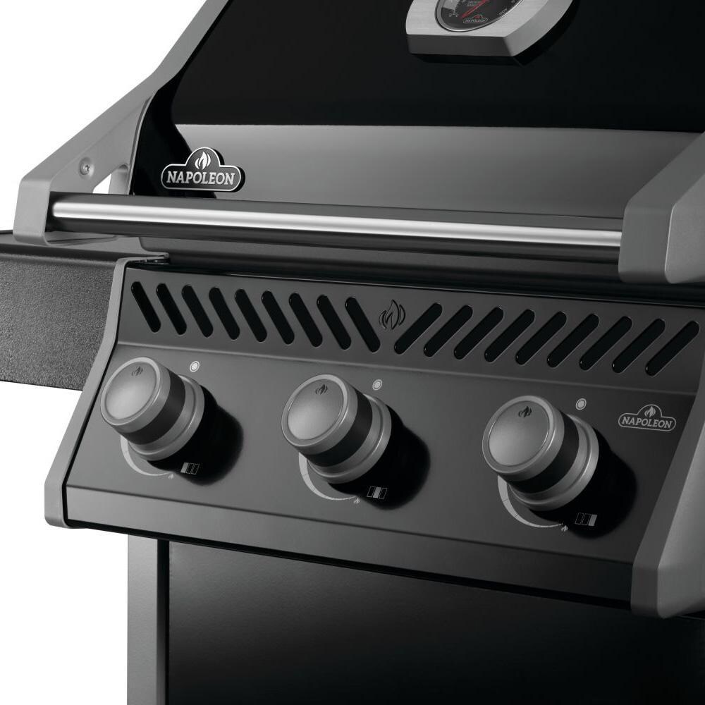 Napoleon R425PK-2 Rogue 425 3-Burner Propane Grill - Black - Knobs - Detail thumbnail