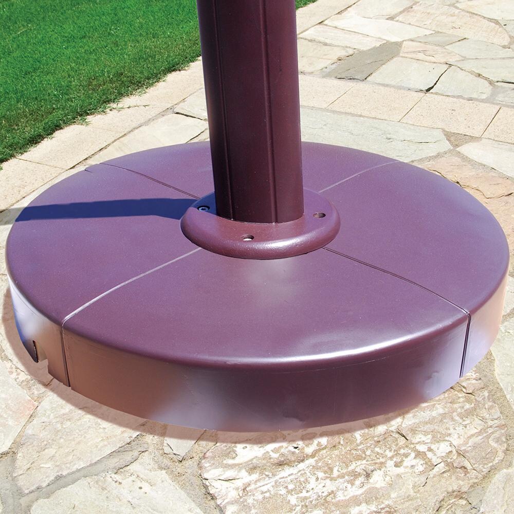 Galtech 11 Ft. Octagonal Patio Umbrella W/ Manual Lift - Cantilever Umbrella Base Detail thumbnail