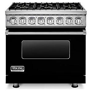 Viking Professional 7 Series 36Inch 6 Burner Propane Gas Dual Fuel