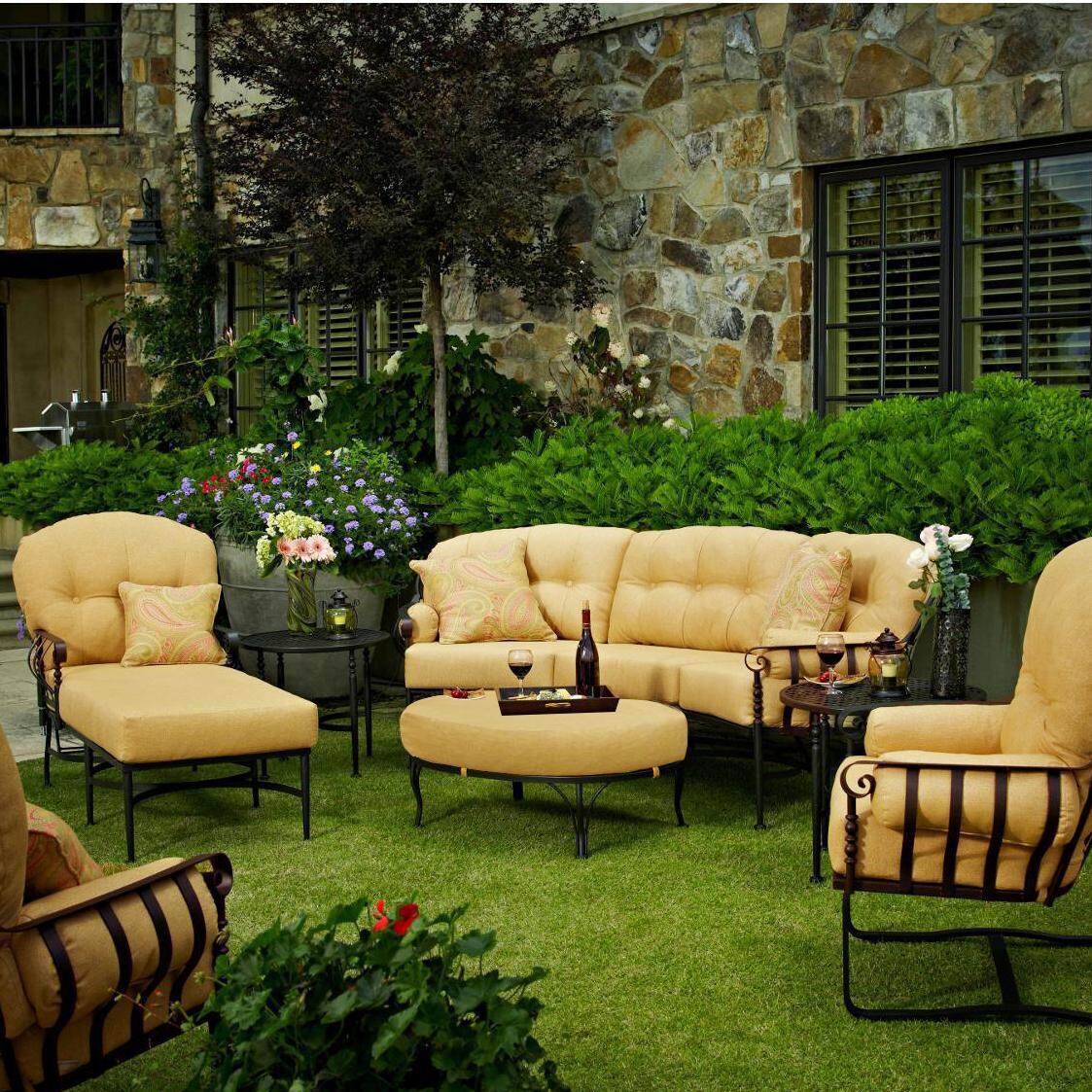 Meadowcraft Athens Wrought Iron 6-Person Patio Deep ... (1123 x 1123 Pixel)