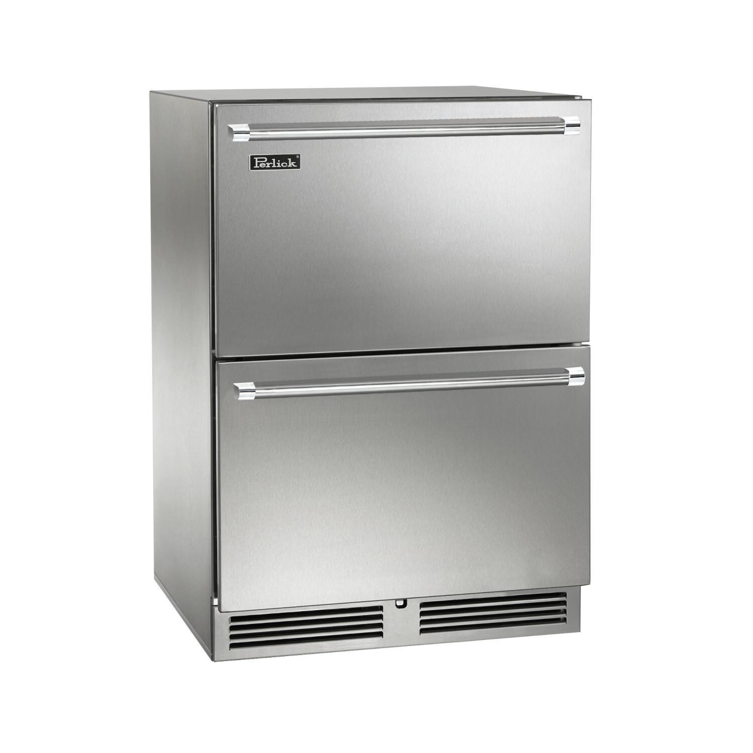 Perlick HP24FM-4-5 24-Inch Signature Series Stainless Steel Outdoor Freezer Drawers thumbnail