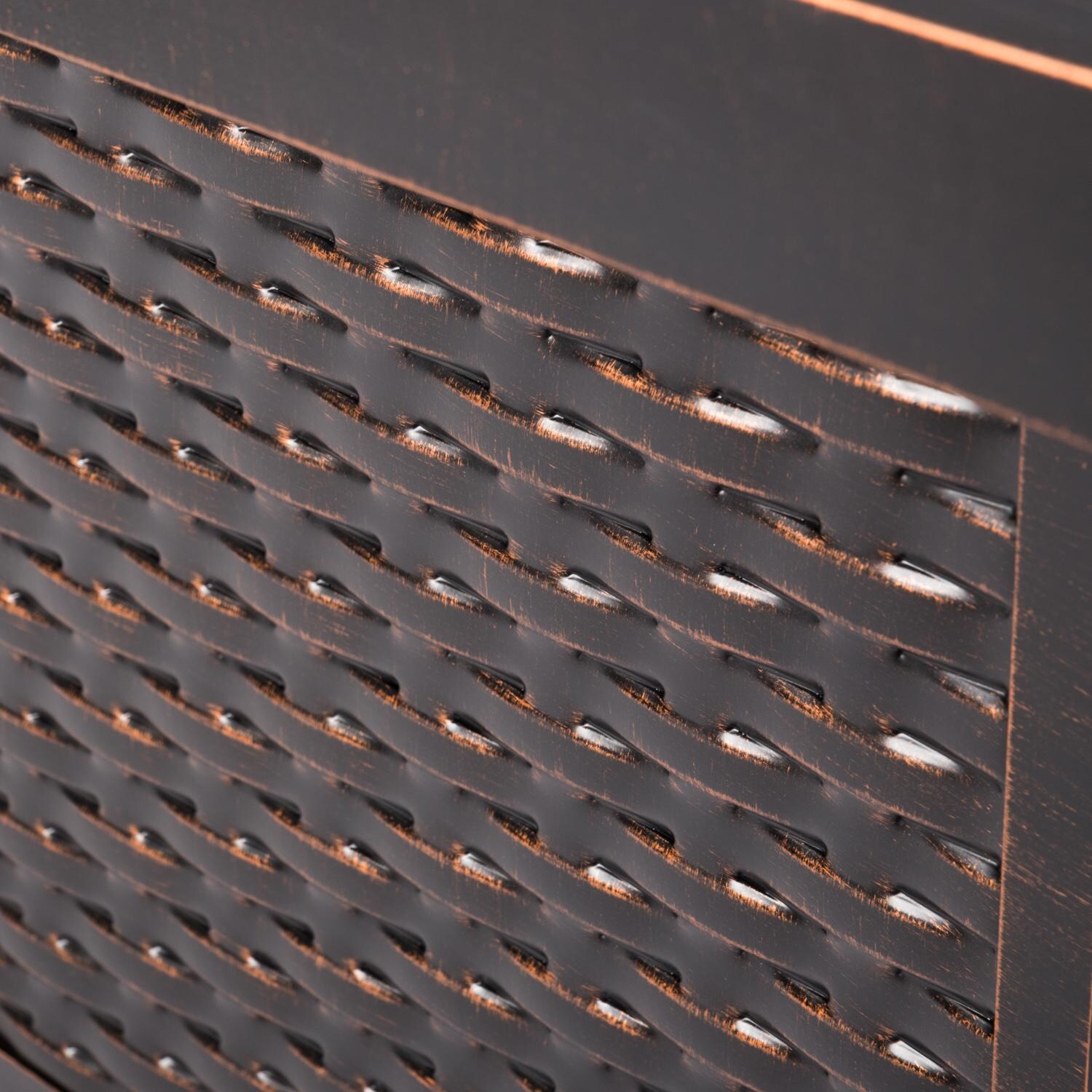 Ultimate Patio 62747-NG Welcome View 48-Inch Rectangle Aluminum Natural Gas Fire Pit - Detail thumbnail