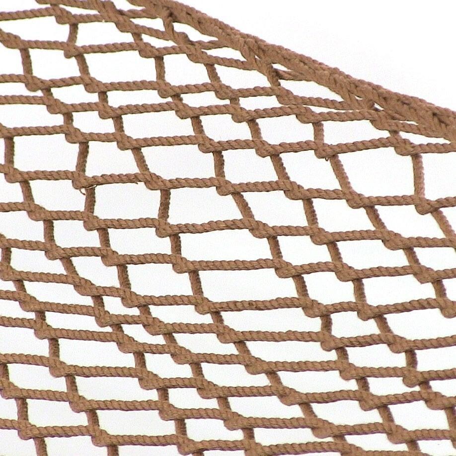 Ultimate Patio Classic Double Rope Hammock w/ 15-Foot Stand - Brown - Weave Detail thumbnail