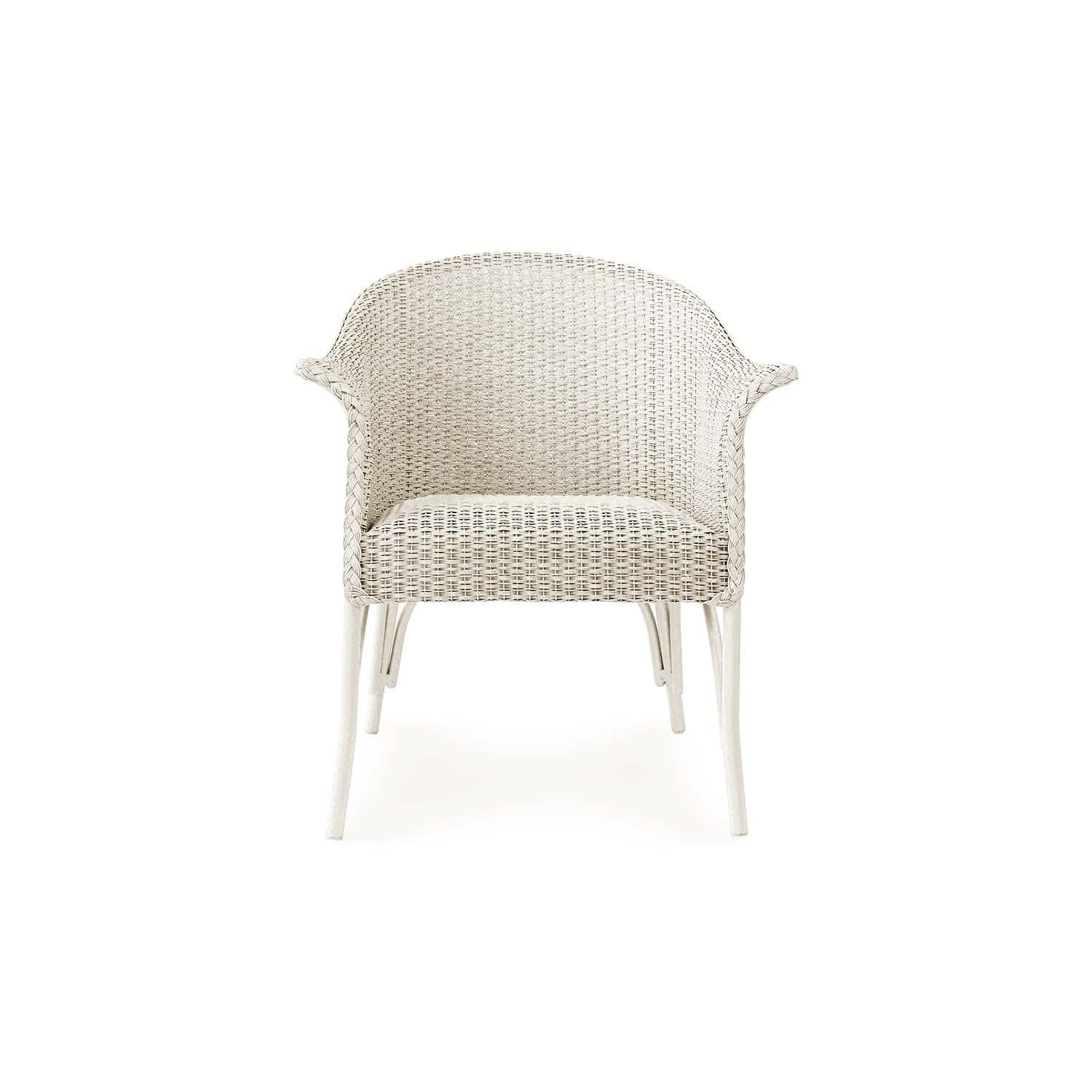 Timeless View Wicker Club Chair in Ivory by Lakeview Outdoor Designs