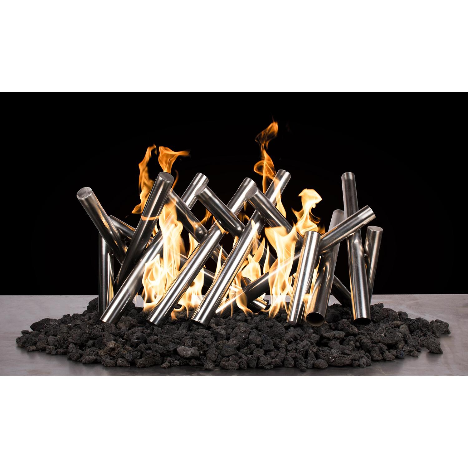 The Outdoor Plus Polished Stainless Steel Logs thumbnail