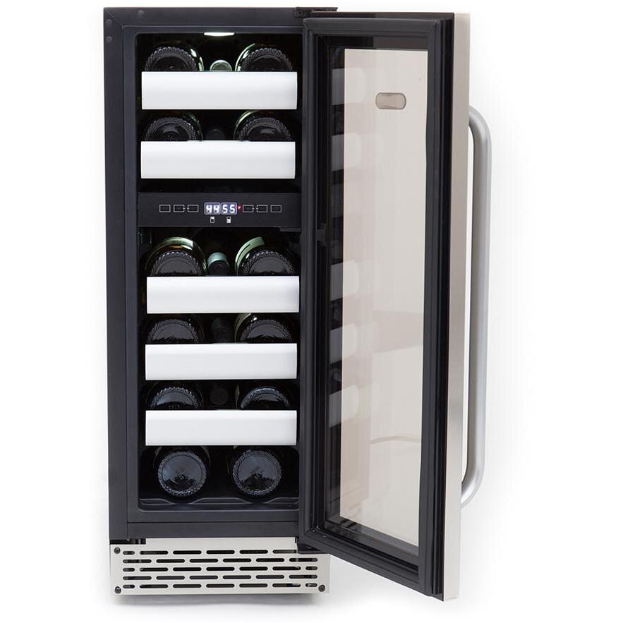 Whynter Elite Bottle Steel Door Dual Zone Built In Wine Refrigerator: Interior View thumbnail
