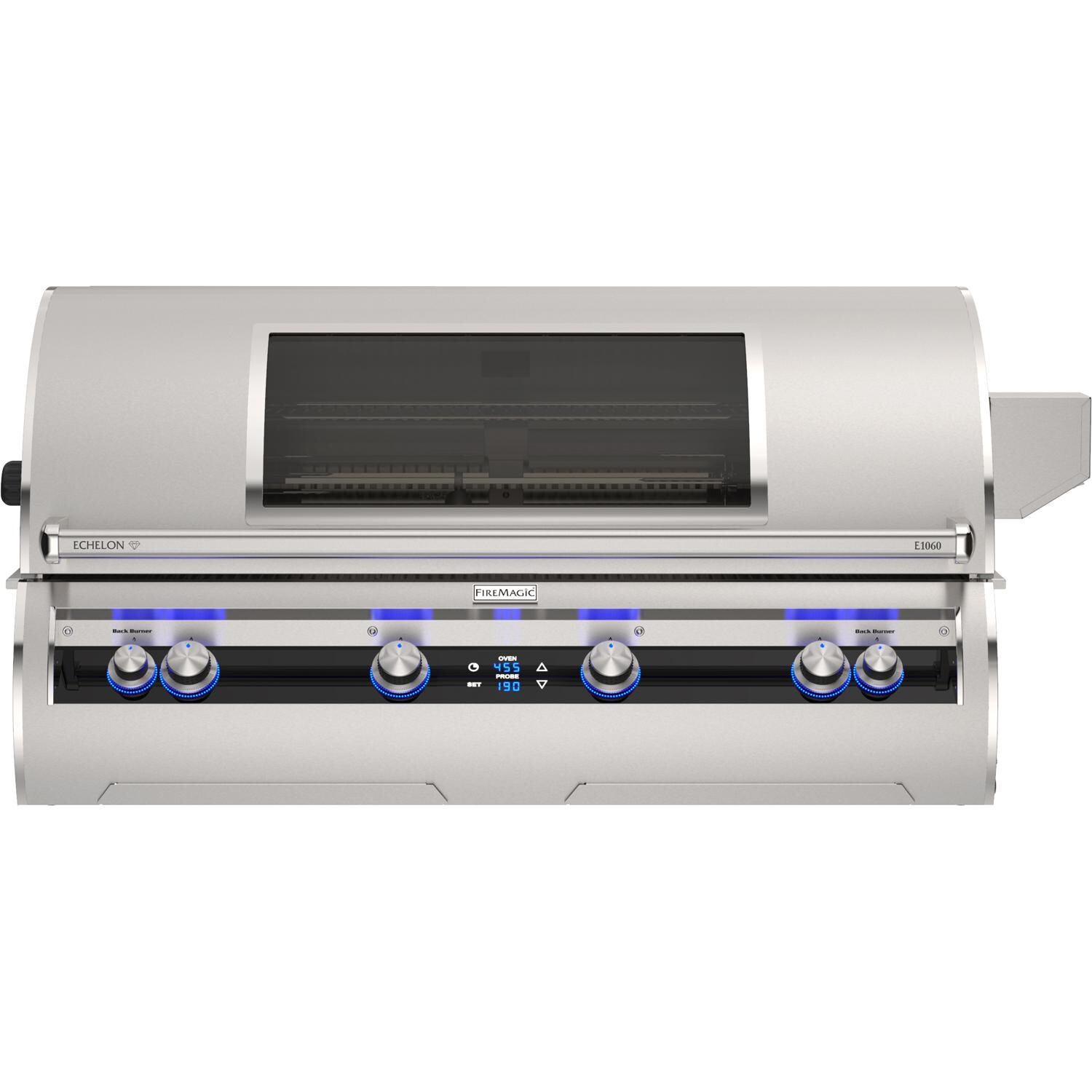 Fire Magic E1060I-9L1N-W 48-Inch Built-In Natural Gas Grill w/ Rotisserie, Magic Window & Digital Thermometer - White Background thumbnail
