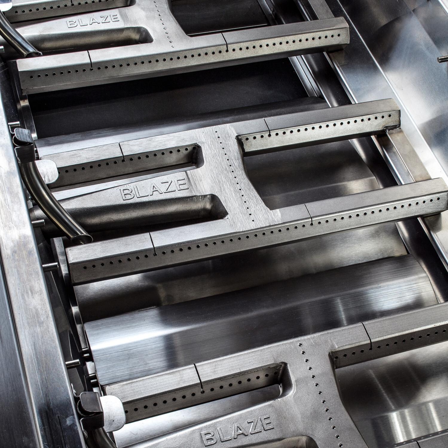 Blaze BLZ-3PRO-LP Professional LUX 34-Inch 3-Burner Built-In Propane Grill With Rear Infrared Burner - Cast Stainless Steel H-Burners thumbnail