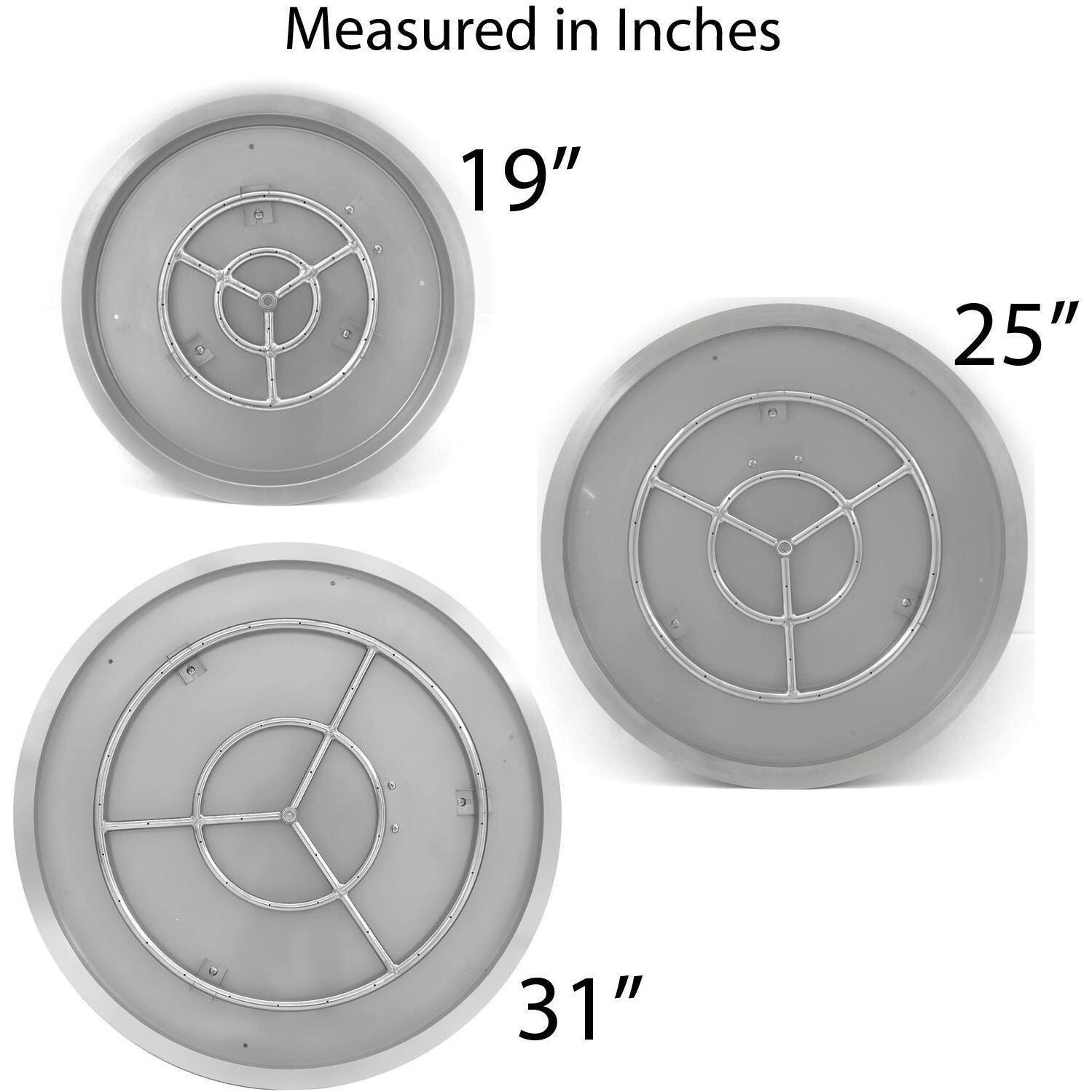  BBQGuys Signature Series Round Drop-In Pan With Ring Burner Sizes thumbnail