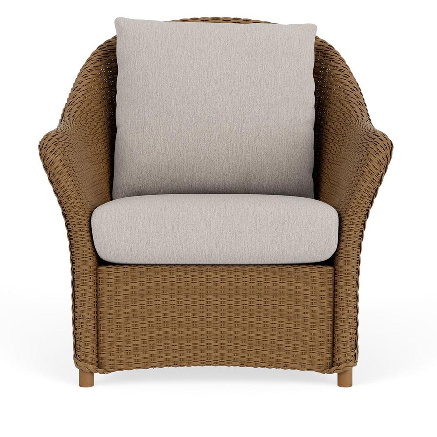 Weekend Retreat Lloyd Loom Club Chair in Hickory/Remy Cloud by Lloyd Flanders