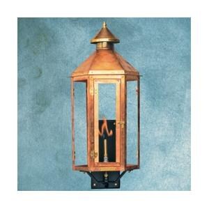 Legendary Lighting Neptune 2 Copper Propane Gas Light With Wall Bracket And Electronic Ignition
