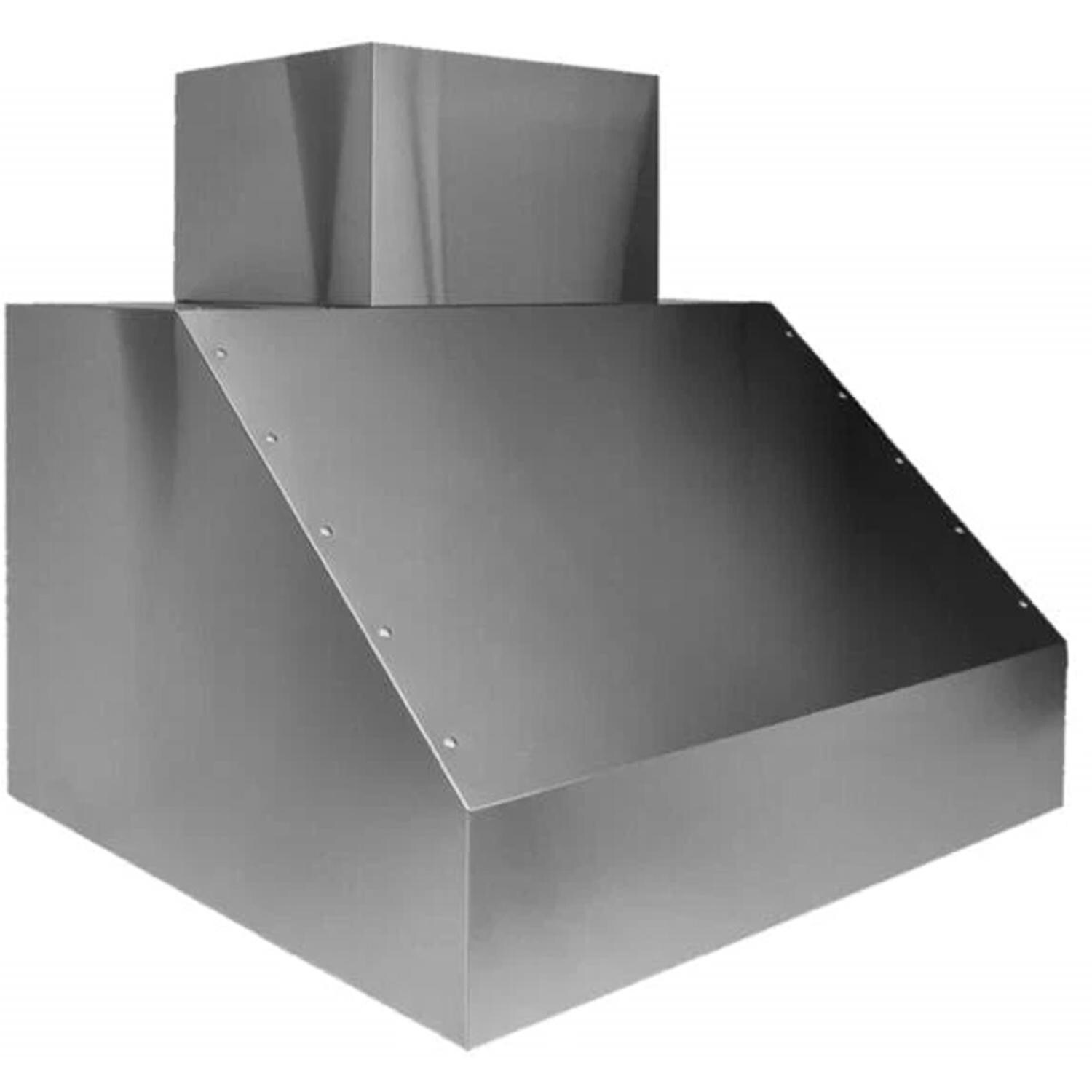 Trade-Wind 7266 Trade-Wind 66-Inch Outdoor Vent Hood - Stainless Steel - Hood Only - Left Angle - White Background thumbnail