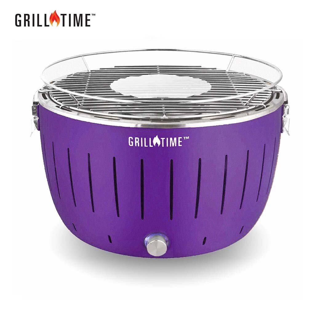 Grill Time Tailgater GT Portable Charcoal Grill Starter Pack - Purple - UPG-PP-13 image