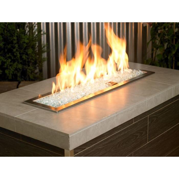 BBQGuys Signature AFF-CLR12-10-J 1/2-in Clear Fire Glass - Lifestyle thumbnail