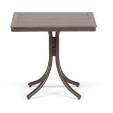 Telescope Casual 32 Inch Square MGP Dining Table With Aluminum Legs - Textured Kona