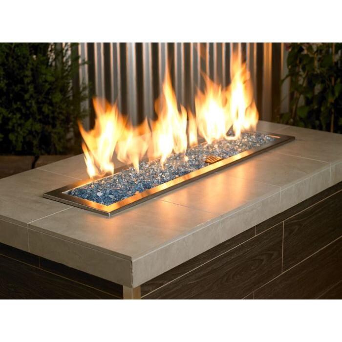 BBQGuys Signature AFF-PABL-10 1/4-Inch Pacific Blue Fire Glass - Lifestyle thumbnail