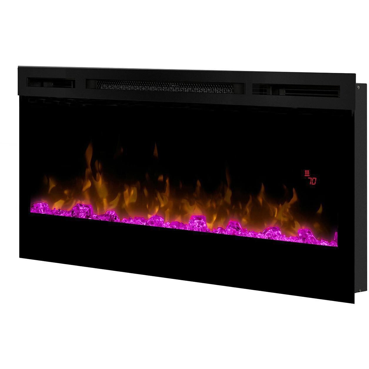 Dimplex - BLF3451 - Prism 34-Inch Built-In Electric Firebox - Acrylic Ice Embers - Pink Lighting Option thumbnail