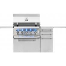 American Muscle Grill 36-Inch 5-Burner Dual Fuel Wood / Charcoal / Natural Gas Grill - AMG36-NG image