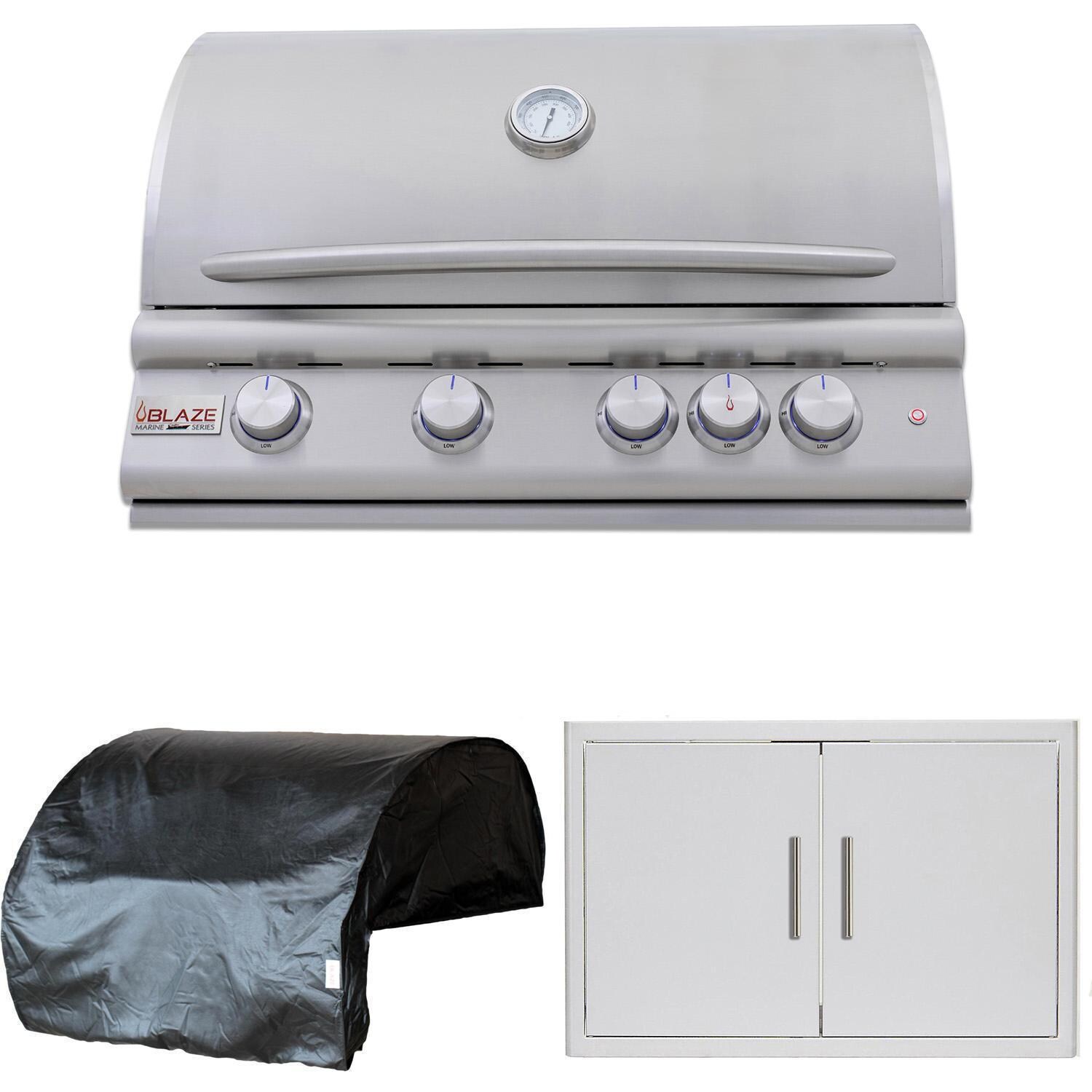 Blaze LTE+ Marine Grade 3-Piece 32-Inch Propane Outdoor Kitchen Package