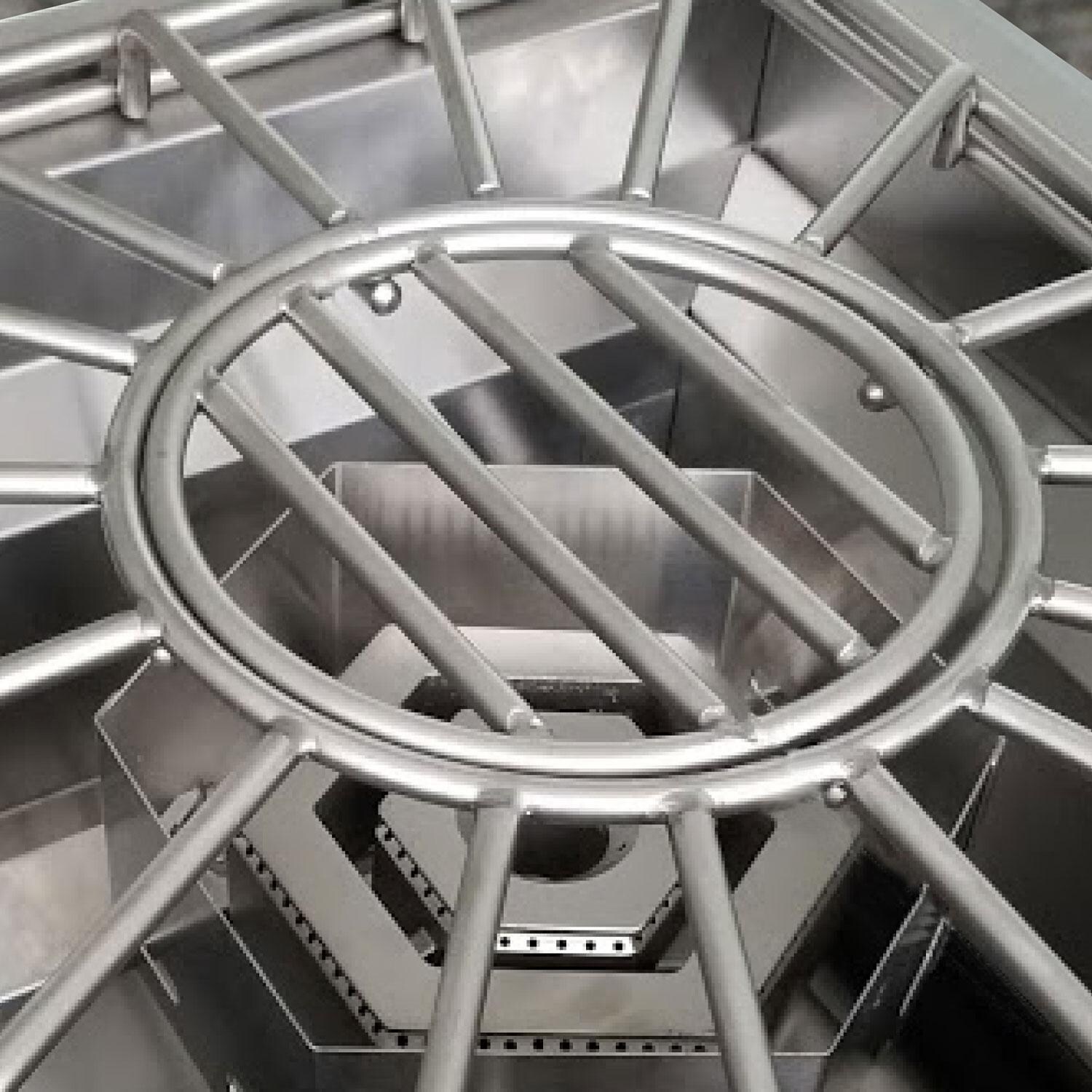 XO Appliance XOGPOWER60KL 16-in Pro-Grade Propane Side Burner - Concentric Cast Burners w/ Stainless Steel Grate On  - Detail thumbnail