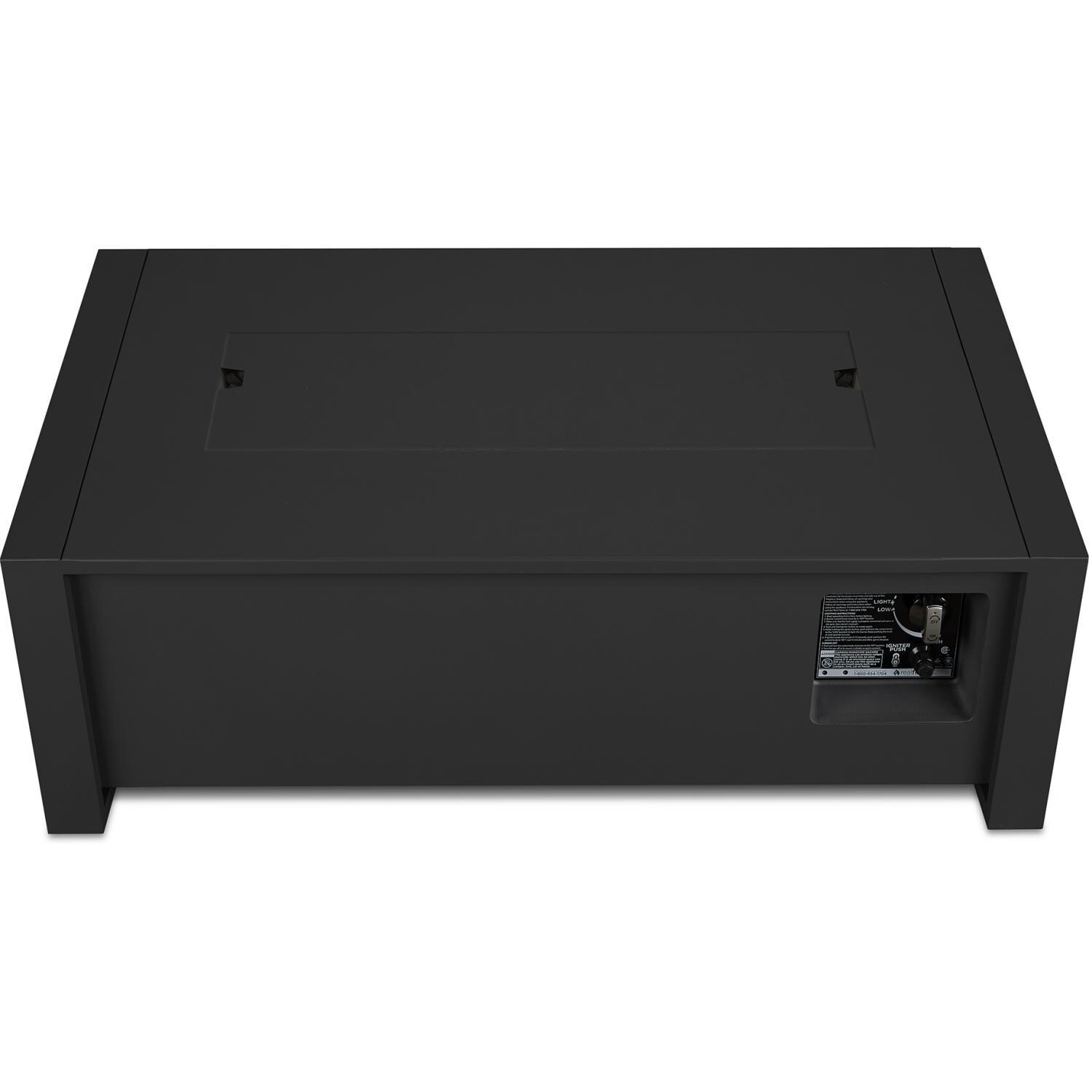 Lakeview Outdoor Designs SC-6330LP-BLK Lafitte 42-Inch Rectangle Propane Gas Fire Table - Fire Pit Lid thumbnail