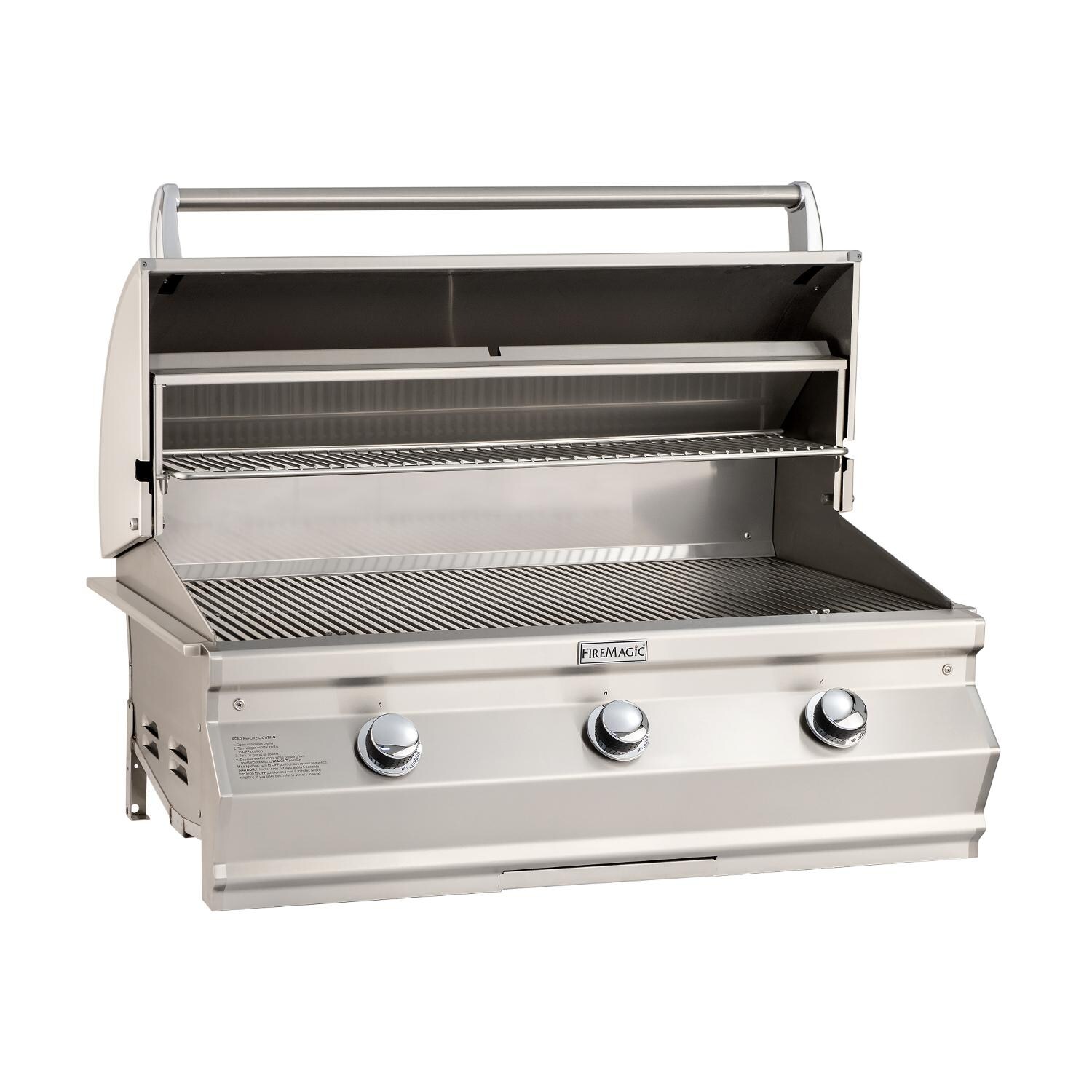 Fire Magic - CM650I-RT1N - Choice Multi-User 36-Inch Built-In Natural Gas Grill - Open thumbnail