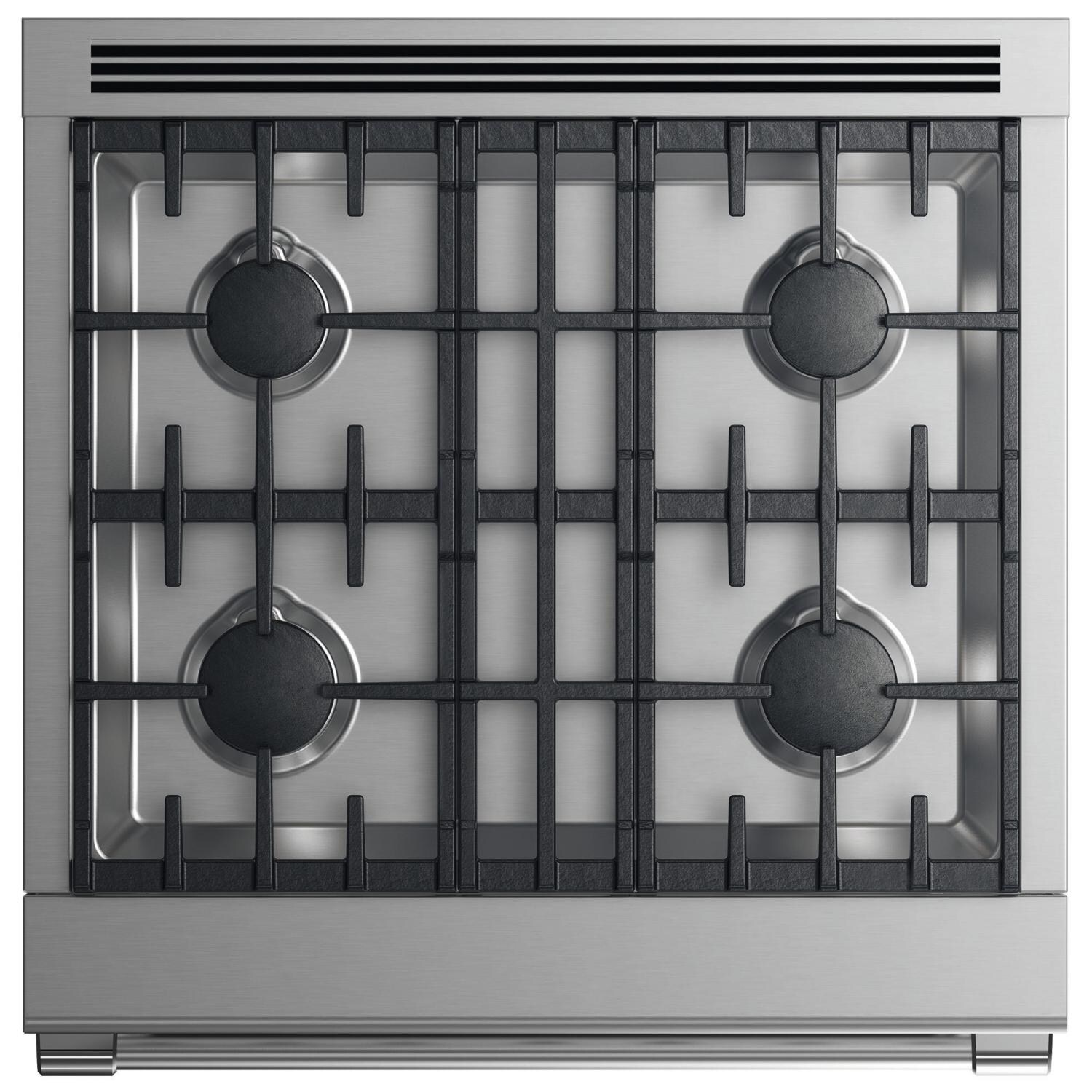 Fisher Paykel Professional 30-Inch 4-Burner Dual-Fuel Gas Range - Top View thumbnail