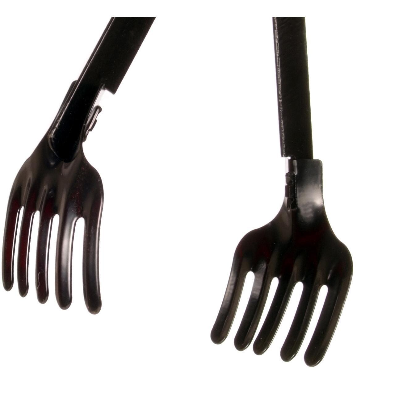 Cajun Cookware Black Steel Crab Tongs - Detail View thumbnail