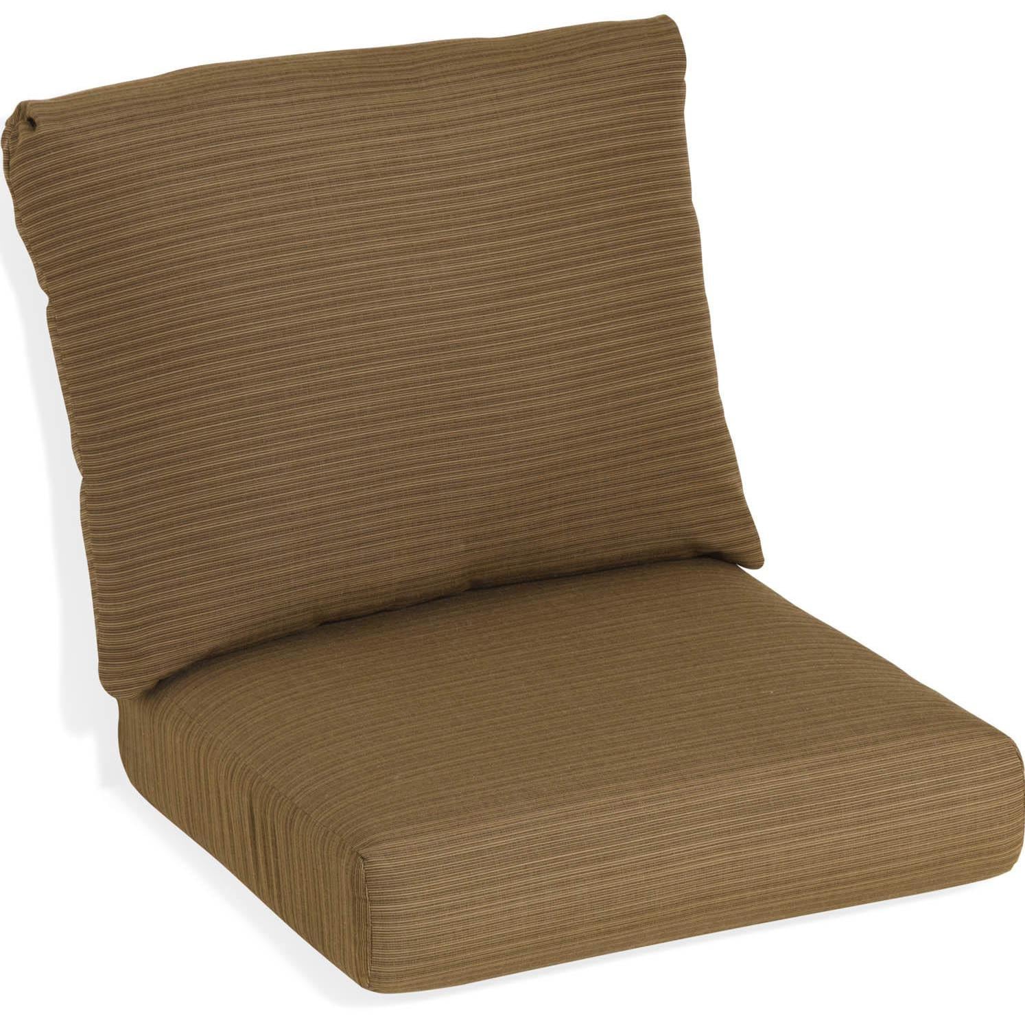 Sunbrella Dupione Walnut Medium Outdoor Replacement Club Chair Cushion